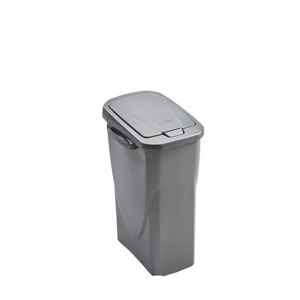 Waste bin for separate waste collection with yellow lid L25 cm 24.3 x 36.5 x 51.5