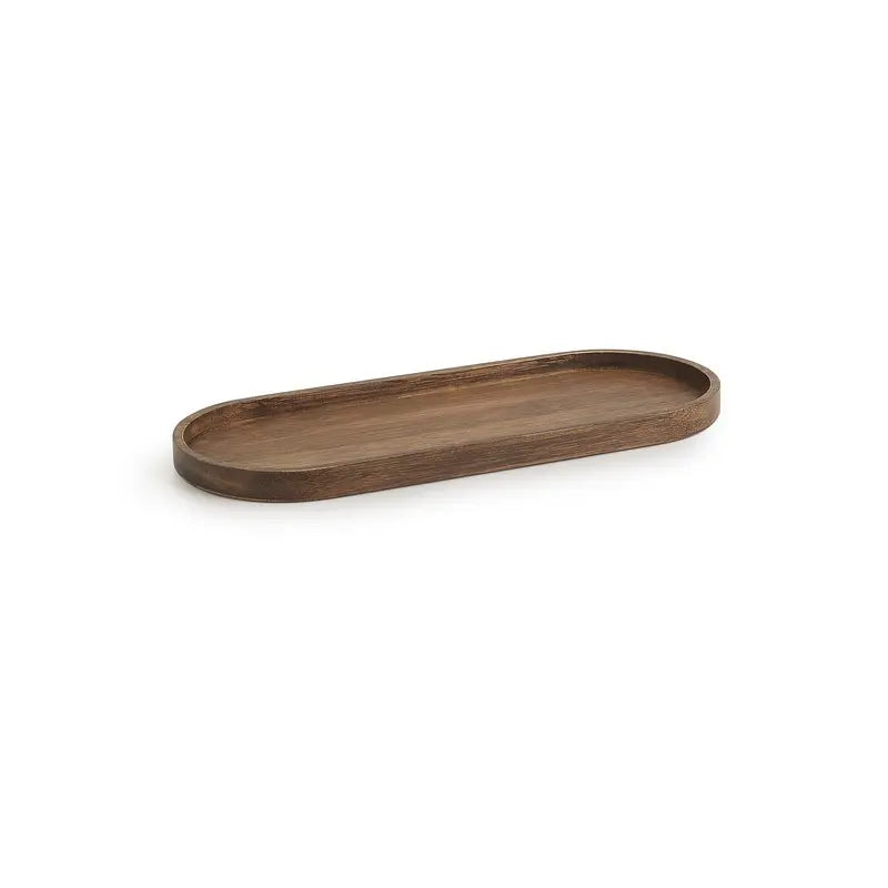 Vassoio organizer Thea in bambù naturale 1,5 x 27,5 x 11,8 cm