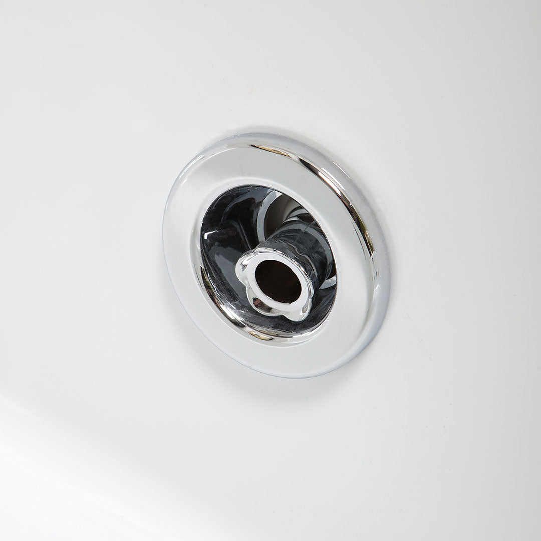 Vasca Rettangolare a Idromassaggio in Acrilico Bianco