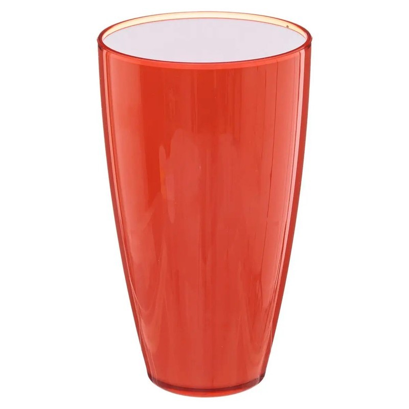 Square PS pink glass 500 ml
