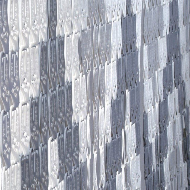 Toldo de azulejos para interior y exterior 120 x 140 cm motivo "cubos"