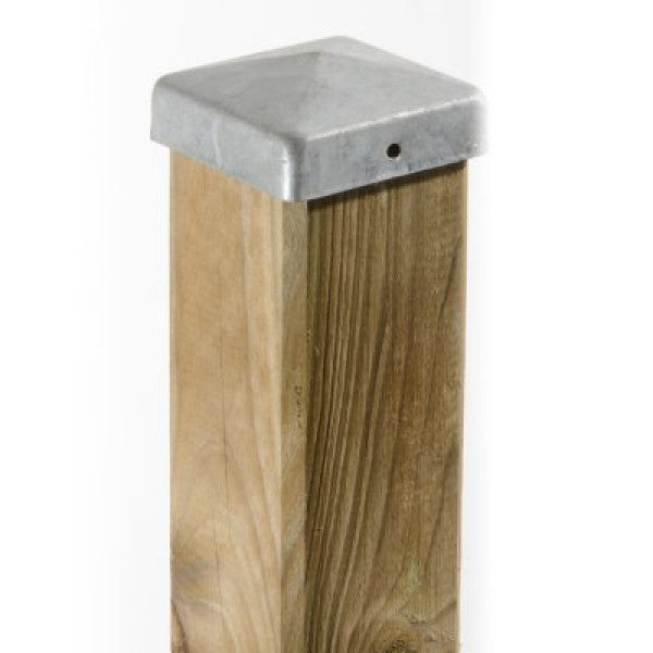 Extremo superior plano de metal 71 x 71 mm