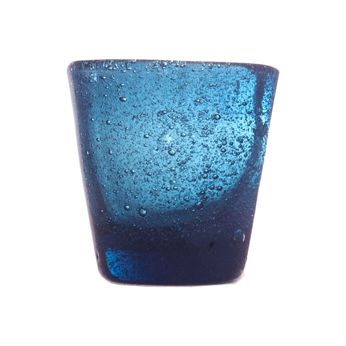 Deep blue Memento Synth shot glass in methacrylate 0.05L