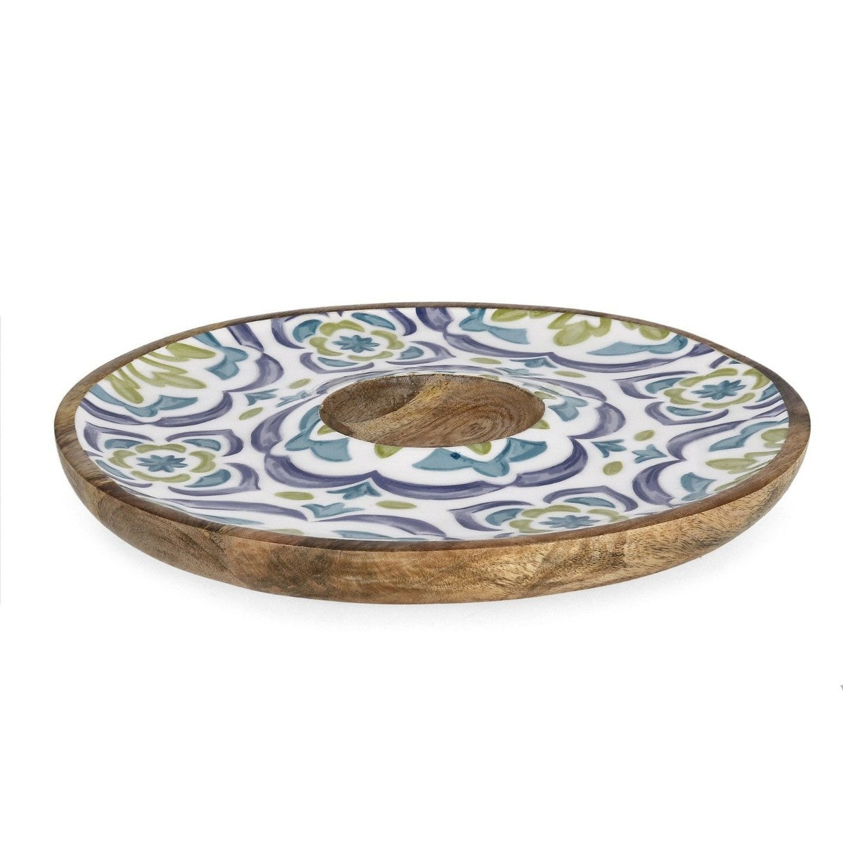 Bizzotto antipastiera sintra con maioliche Ø39x4h