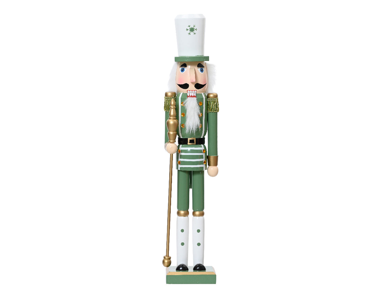Nutcracker with green hat 50cm