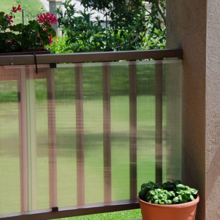 Kit of 2 Wall-y polycarbonate balcony panels