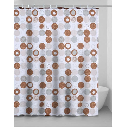 Tenda doccia Ribot in tessuto 120 × 200 cm con ganci