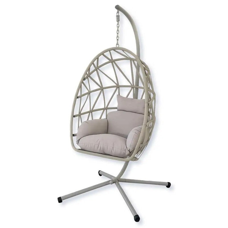 Dondolo/poltrona pensile pieghevole cm 95x95x198h