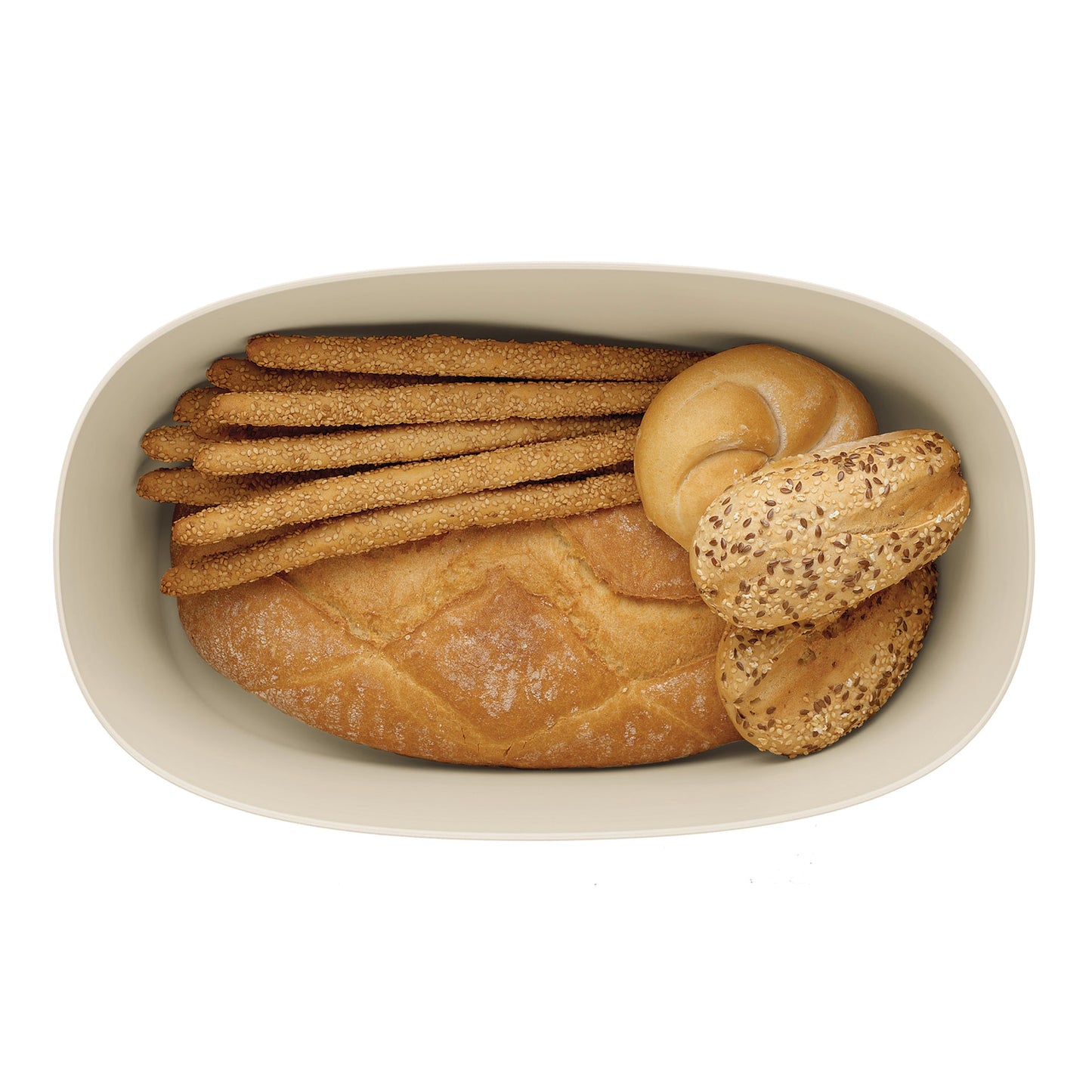Brotkasten mit Bambus-Schneidebrettdeckel 39,2 x 23,2 x H 19 cm