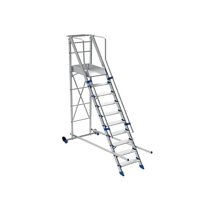 Mobile Festungsleiter mit 11-stufiger Plattform H 4,25 m