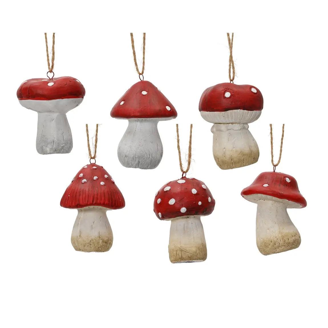 Decorazione fungo in terracotta H8 cm – 1 pezzo assortito