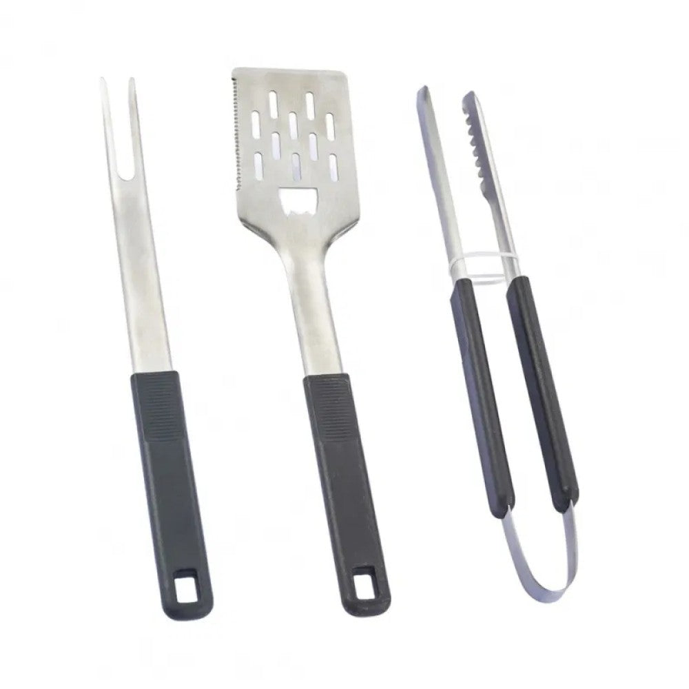 Set mit 3 Texas-Grillzubehörteilen aus Edelstahl