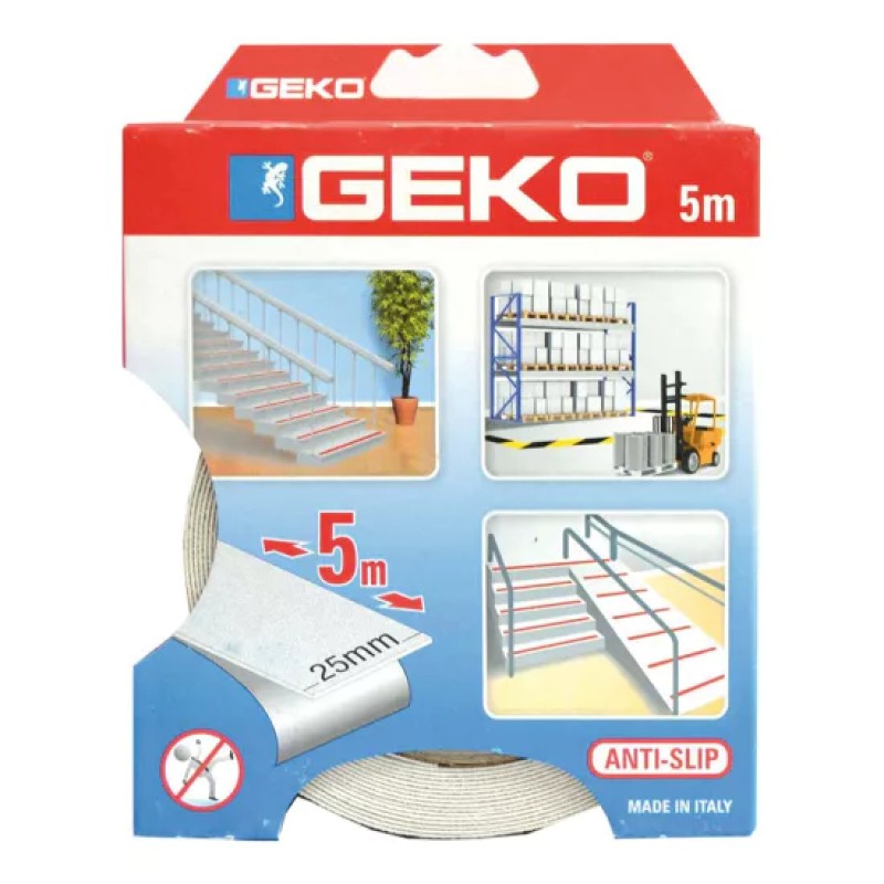 Transparent anti-slip adhesive tape 25 mm x 5 m