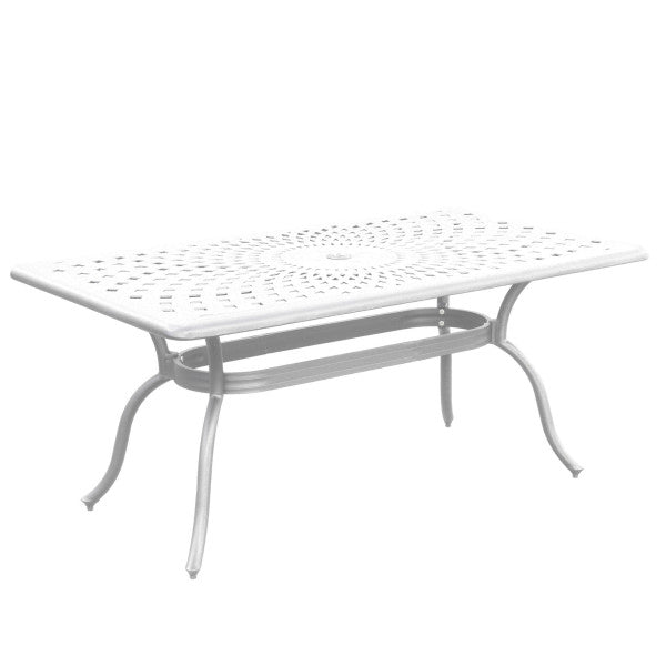 Tavolo rettangolare Elizabeth bianco cm 170x95x74h