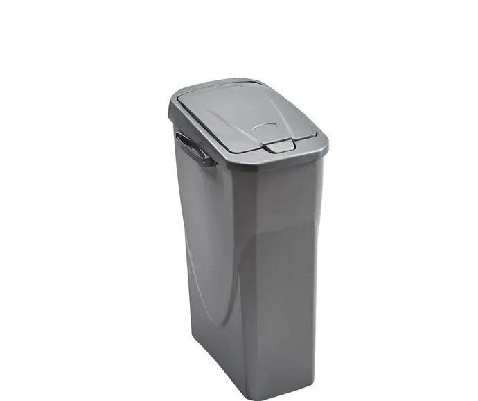 Papelera con tapa amarilla para recogida selectiva de residuos L15 cm 22,4 x 31 x 42