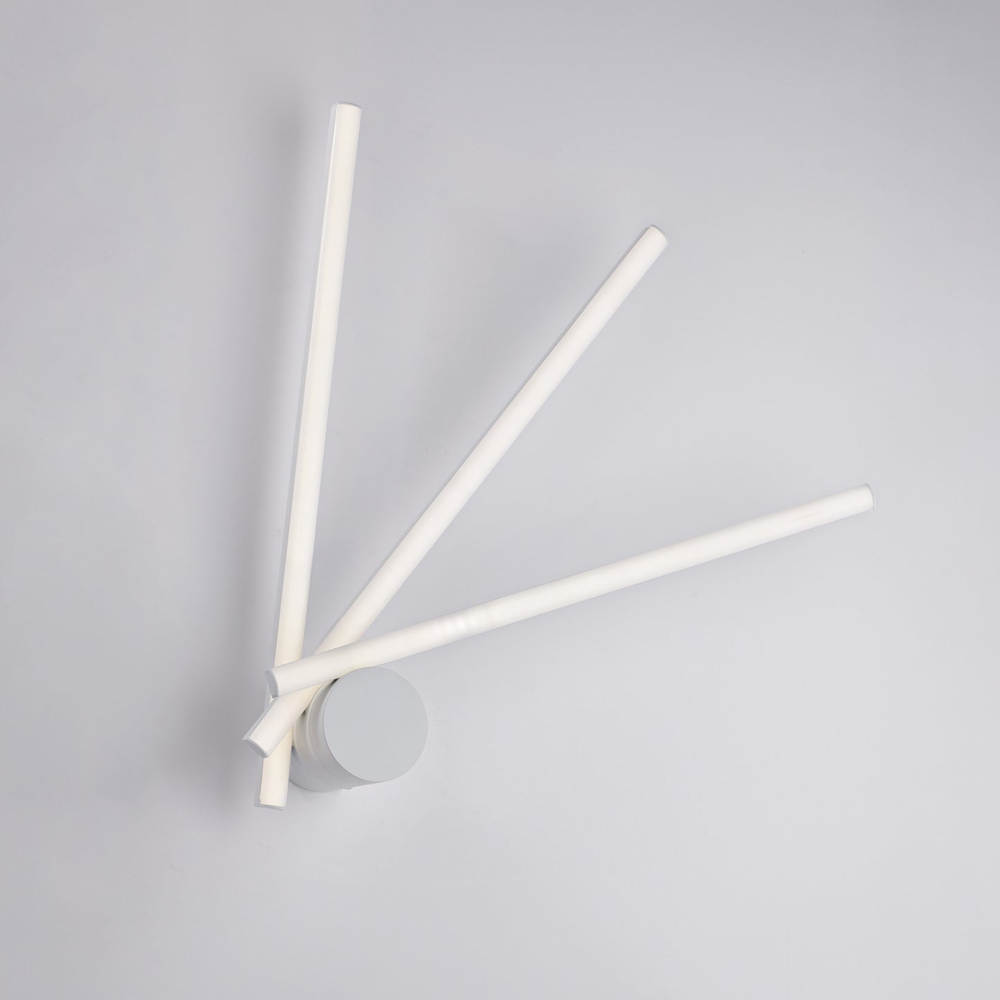 Applique con luci orientabili in metallo e alluminio laccato bianco con led integrato H.10 - Ø 45 - MAX 85