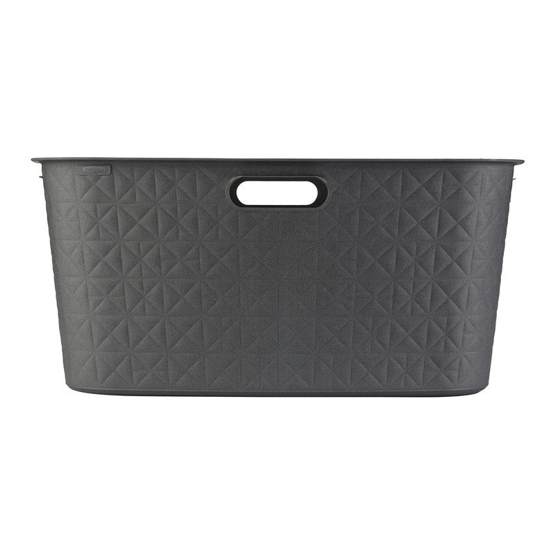 Curver Cesto para la ropa Softex gris 45l cm 57x37x27 h
