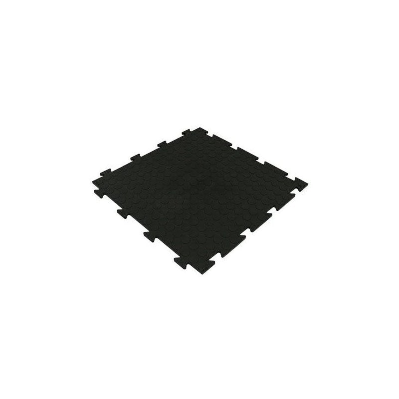 Piastrella in pvc nero bolle cm 50x50