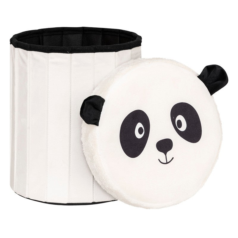 Panda folding pouf D30xH38 cm