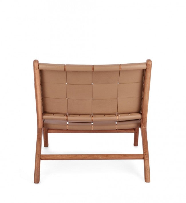 Poltrona lounge pelle 65x79x69 cm