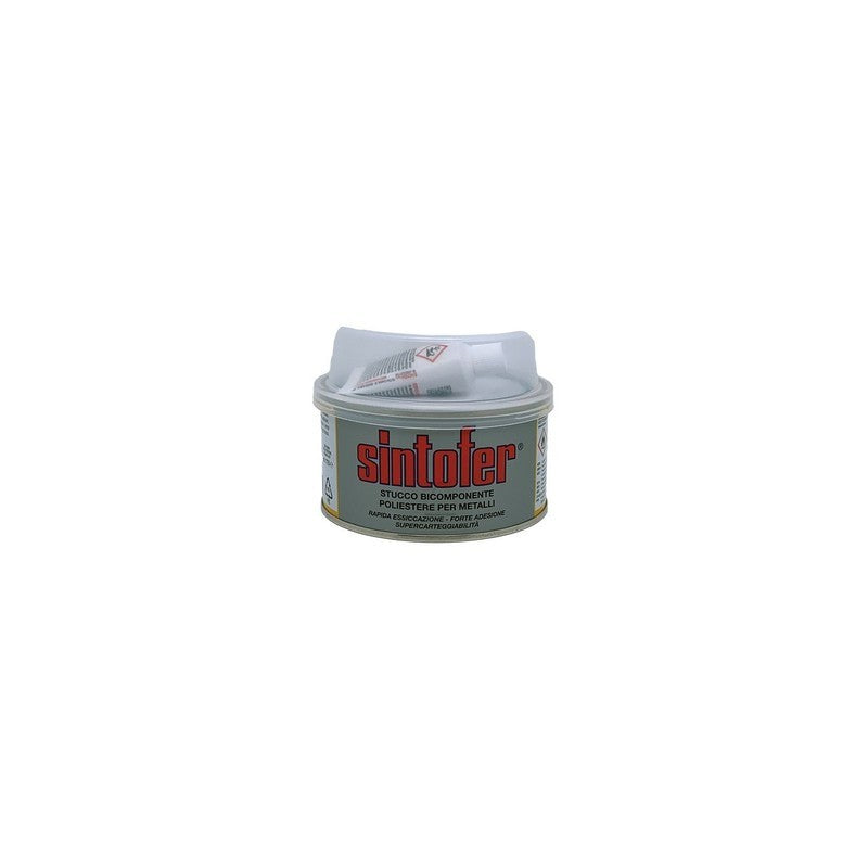 Stucco carrozzeria bicomponente 500 ml grigio