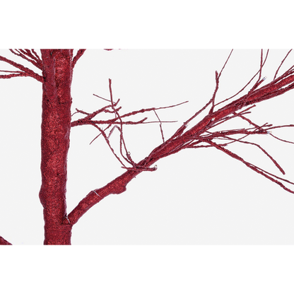 Red Timber Christmas tree H160 x Ø50 cm