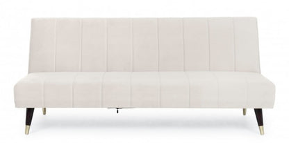 Alma sofa bed 3 seats velvet effect 180x88x82h cm
