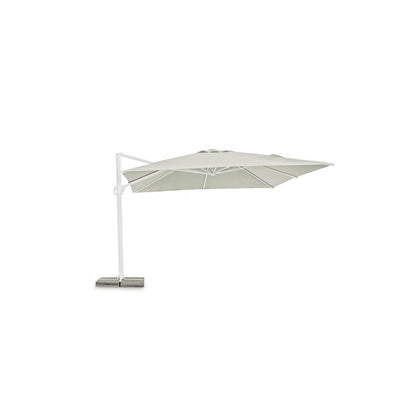 Sombrilla Eden blanco natural 4x4 cm