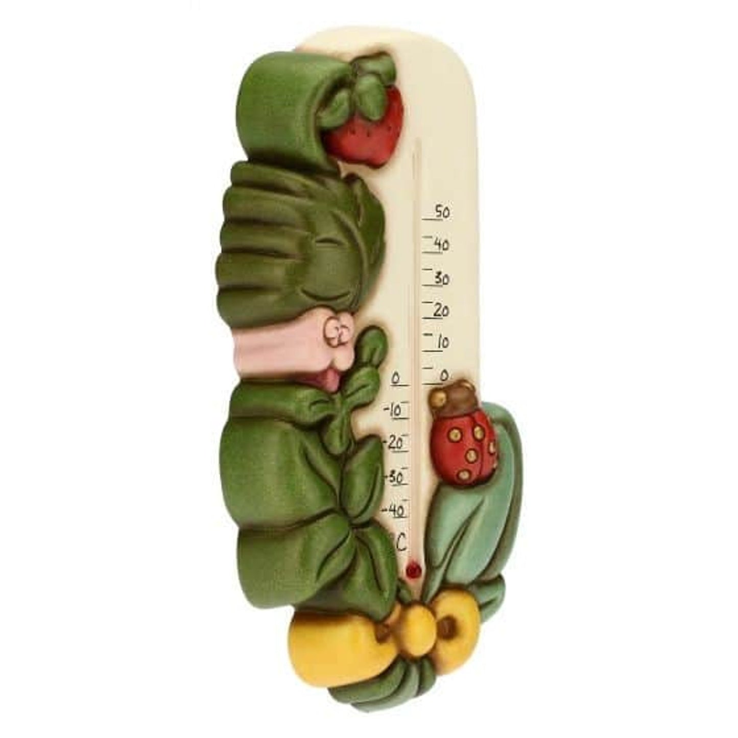 Termometro da parete in ceramica 22,7x4x12,5 cm