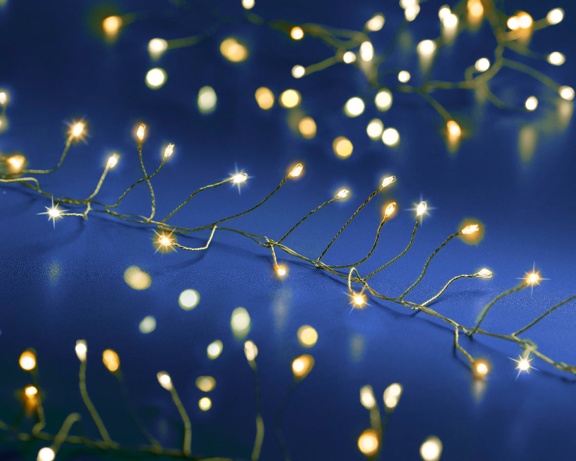 Compact Micro LED Door Lights with 8 Sparkling Effect Functions for Outdoor - 550 cm