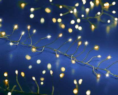 Compact Micro LED Door Lights with 8 Sparkling Effect Functions for Outdoor - 550 cm