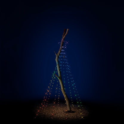 Luz de Estrella Cadente Cambio de Color para Exteriores H 270 Ø 28 cm