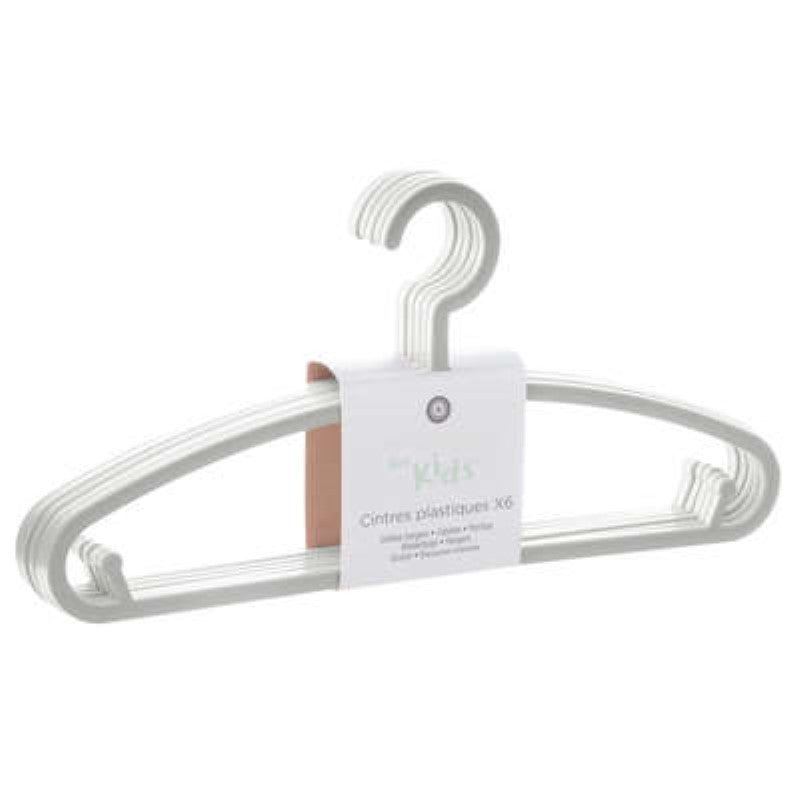 Set of 6 gray hangers