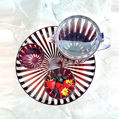 Krug mit Deckel Guzzini Dolcevita Amethyst