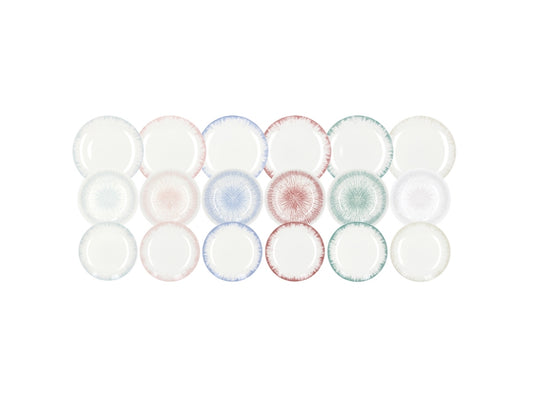 Set of porcelain plates 18 pieces 27x21x19 cm