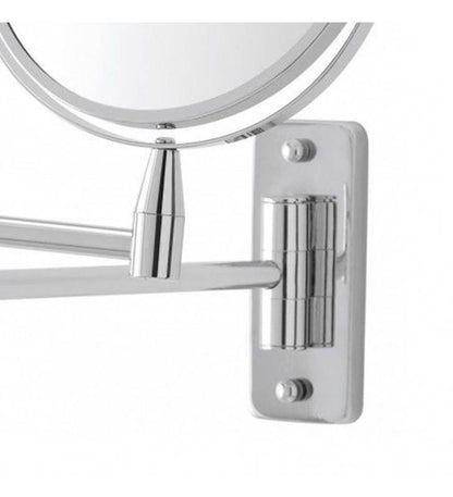 Chrome wall mirror d:17cm