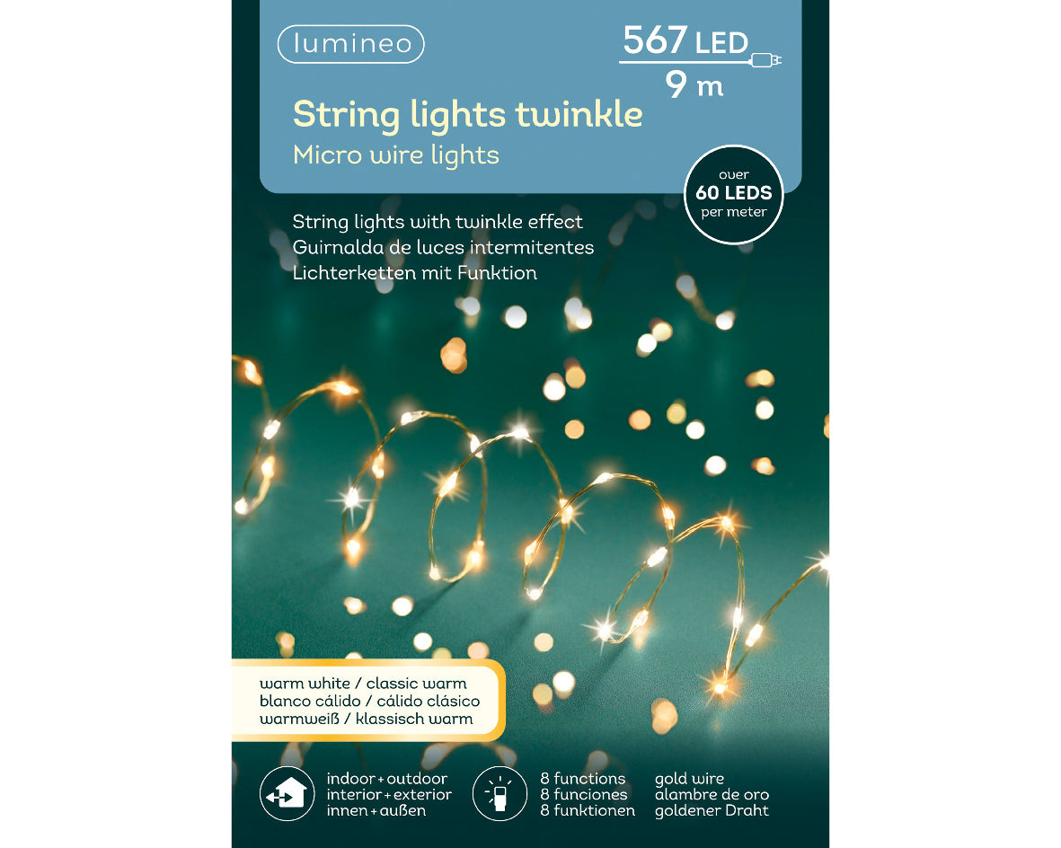 Extra Dense Sparkling Outdoor Lights 900 cm