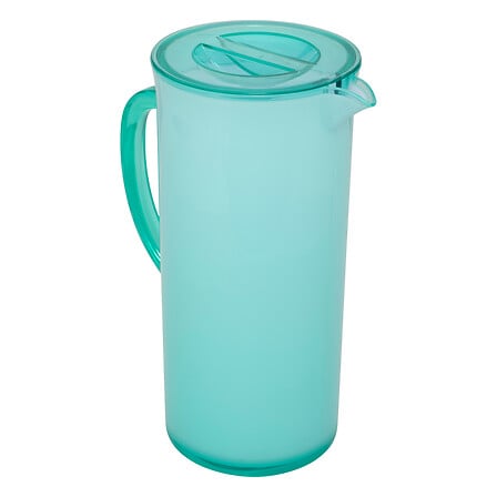 Caraffa blu menta 2 l 18 x 11,6 x 25 cm
