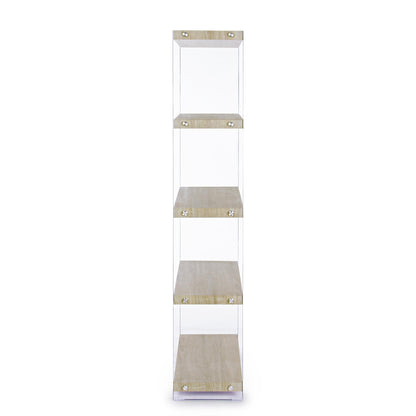 Libreria minimal rovere 75x29 cm