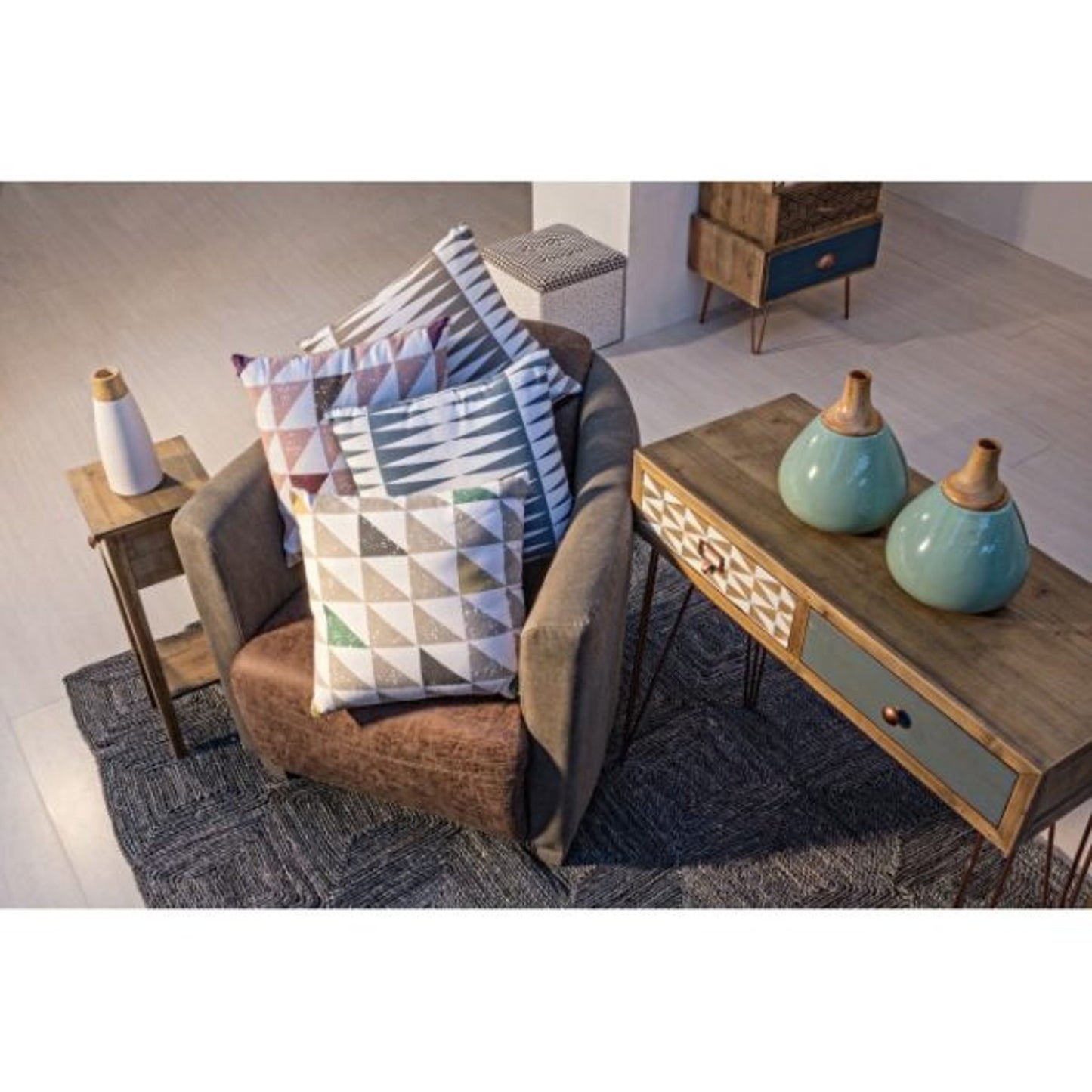 Tappeto grigio 150x210 cm