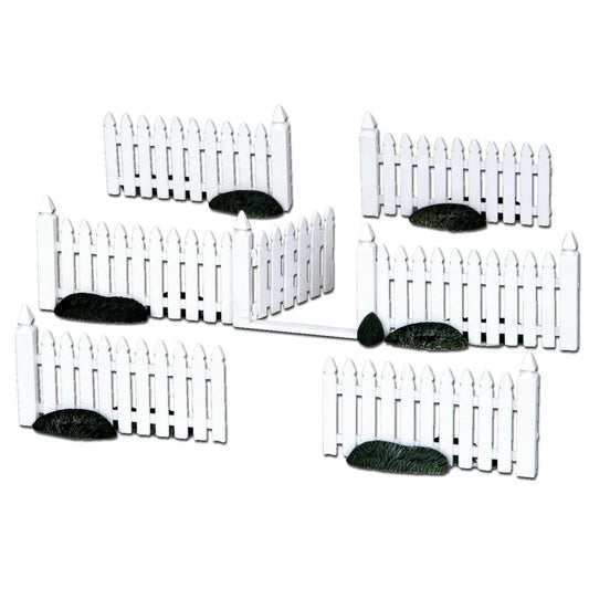 Set di steccati bianchi 3.7 x 41 x 2.3 cm