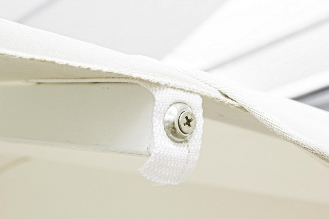 Umbrella Aluminum Alghero - White and Light Gray