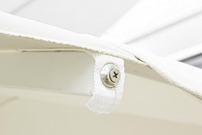 Umbrella Aluminum Alghero - White and Light Gray