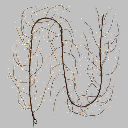 LIME CLIMBER Branch Brown 504 MicroLED FlashLED 4m+300cm Weihnachtsbeleuchtung