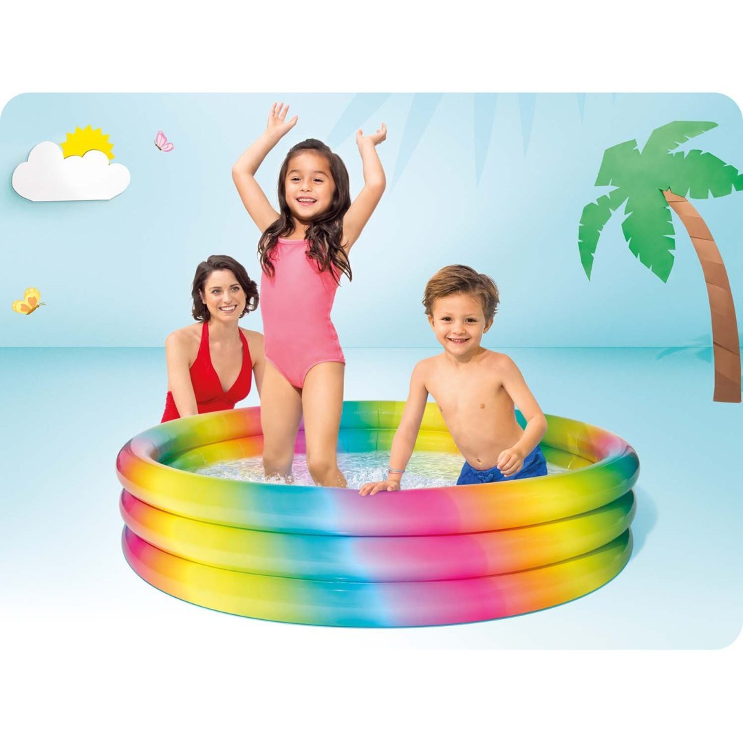 Piscina Inflable Geometría para Niños 147 x 33 cm