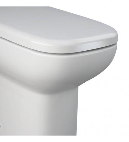 Floor standing toilet - River series, flush-to-wall installation