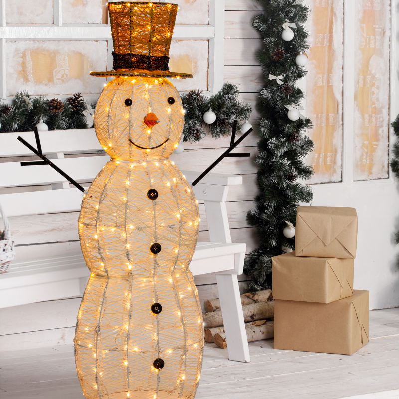 Schneemann führte 3D H105 cm 220 LED-Serie