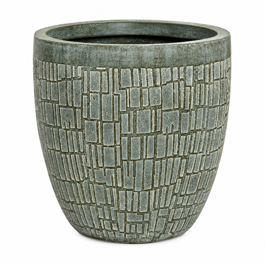 Vaso per piante Dean verde Ø44 × H43 cm