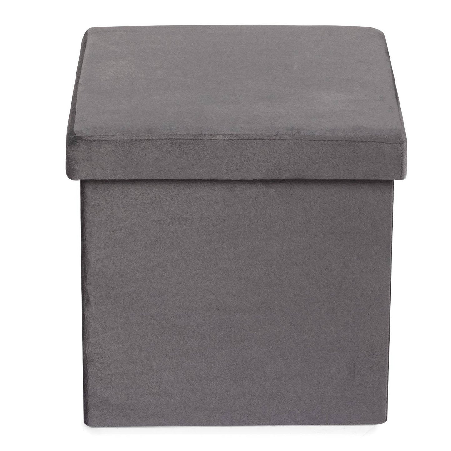 Pouf contenitore grigio 38x38xh38 cm