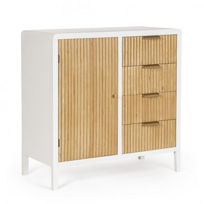Credenza bianca 80x40x82 cm in legno
